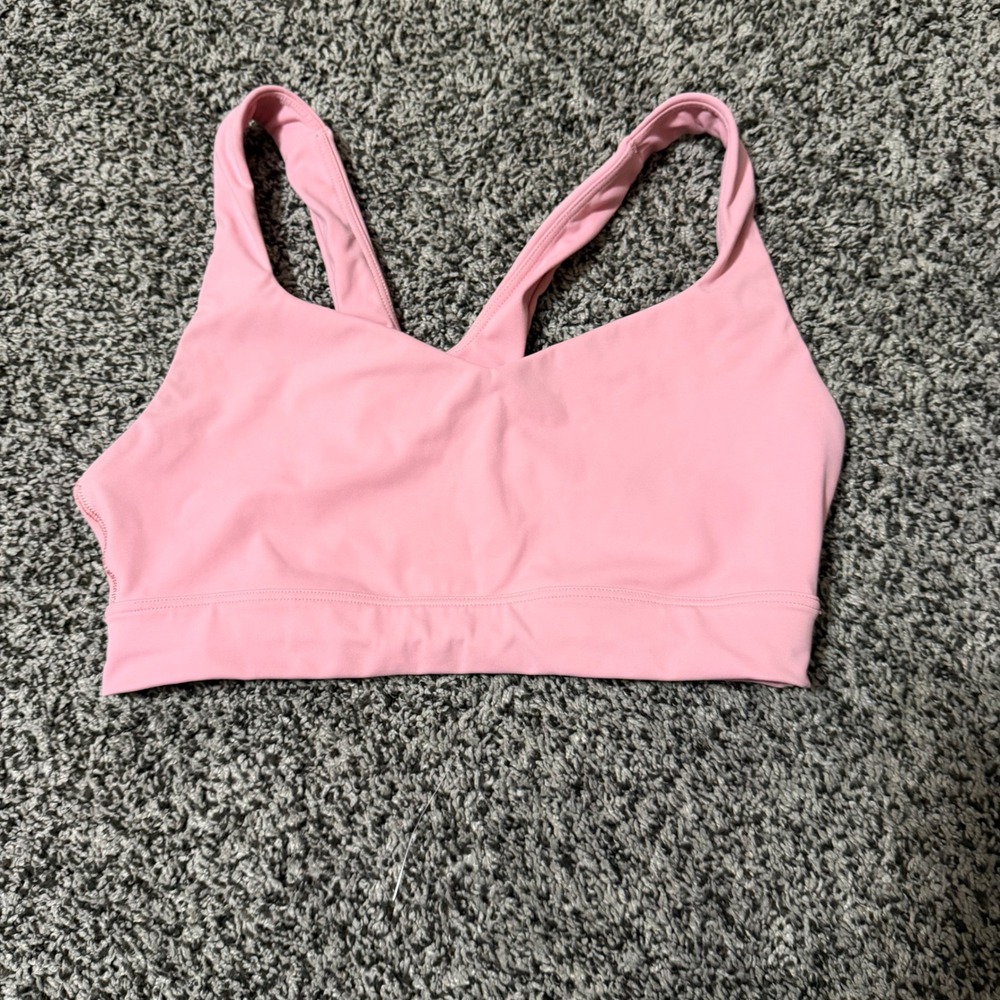 Calia Sports Bra Womens Small Pink Excellent‎ Racerback V-Neck